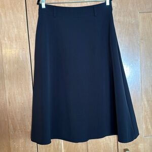 🖤JustFab fit and flare a line swing skirt in black large